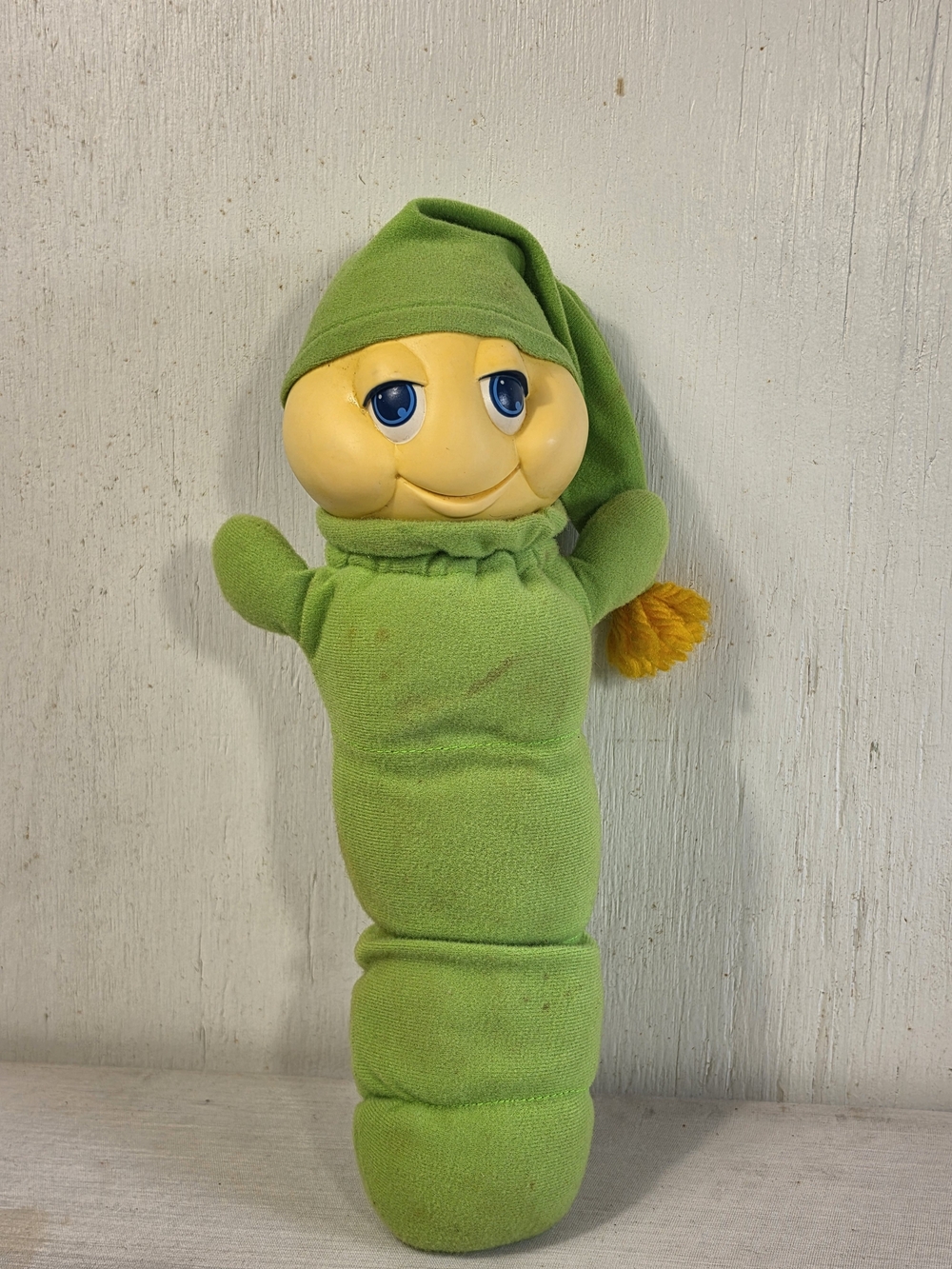 Vintage Hasbro Glo Worm 1982 Plush Toy